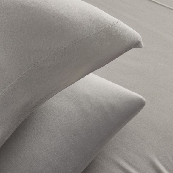 West Elm Silky Tencel Modal King Sheet Set, Retail Price $179.00 USD, Frost Gray - Picture 5 of 16